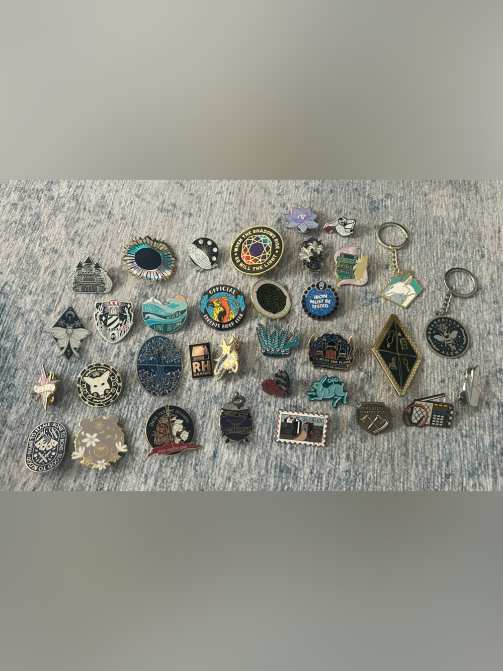 OwlCrate Assorted Bookish Enamel Pin Lot- Mixed Decorative Lapel Pin